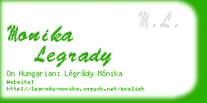 monika legrady business card